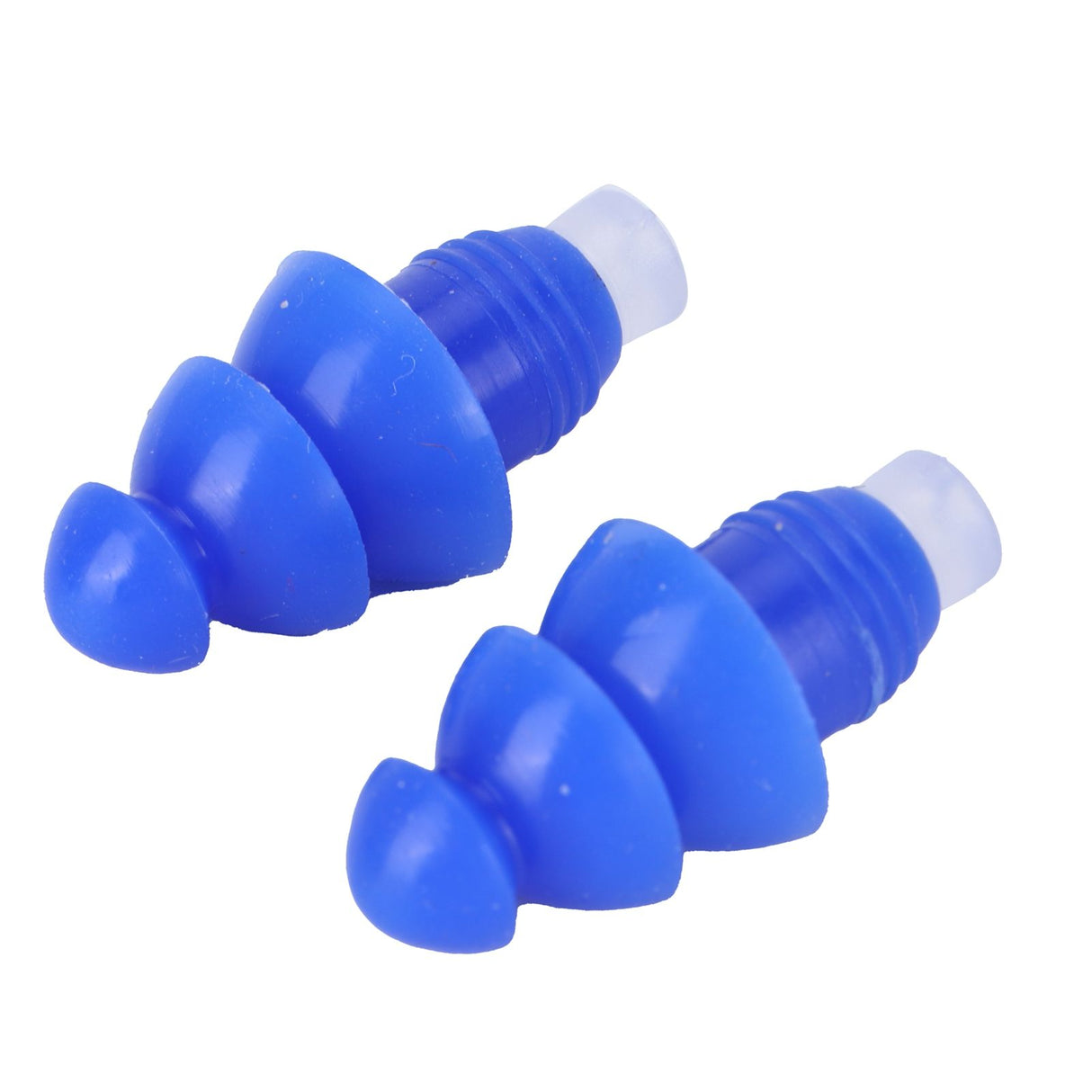 Reusable Ear Plugs Waterproof Silicone Earplugs Noise Reduction for Swimming Sleeping(Blue Box )
