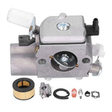 Carburetor Air Filter Fuel Filter Fuel Line Ignition Plug Kit Fit for Stihl MS251 MS251C - Top-Down View