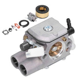 Carburetor Air Filter Fuel Filter Fuel Line Ignition Plug Kit Fit for Stihl MS251 MS251C - Rear View