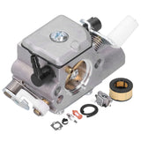Carburetor Air Filter Fuel Filter Fuel Line Ignition Plug Kit Fit for Stihl MS251 MS251C - Extra Image