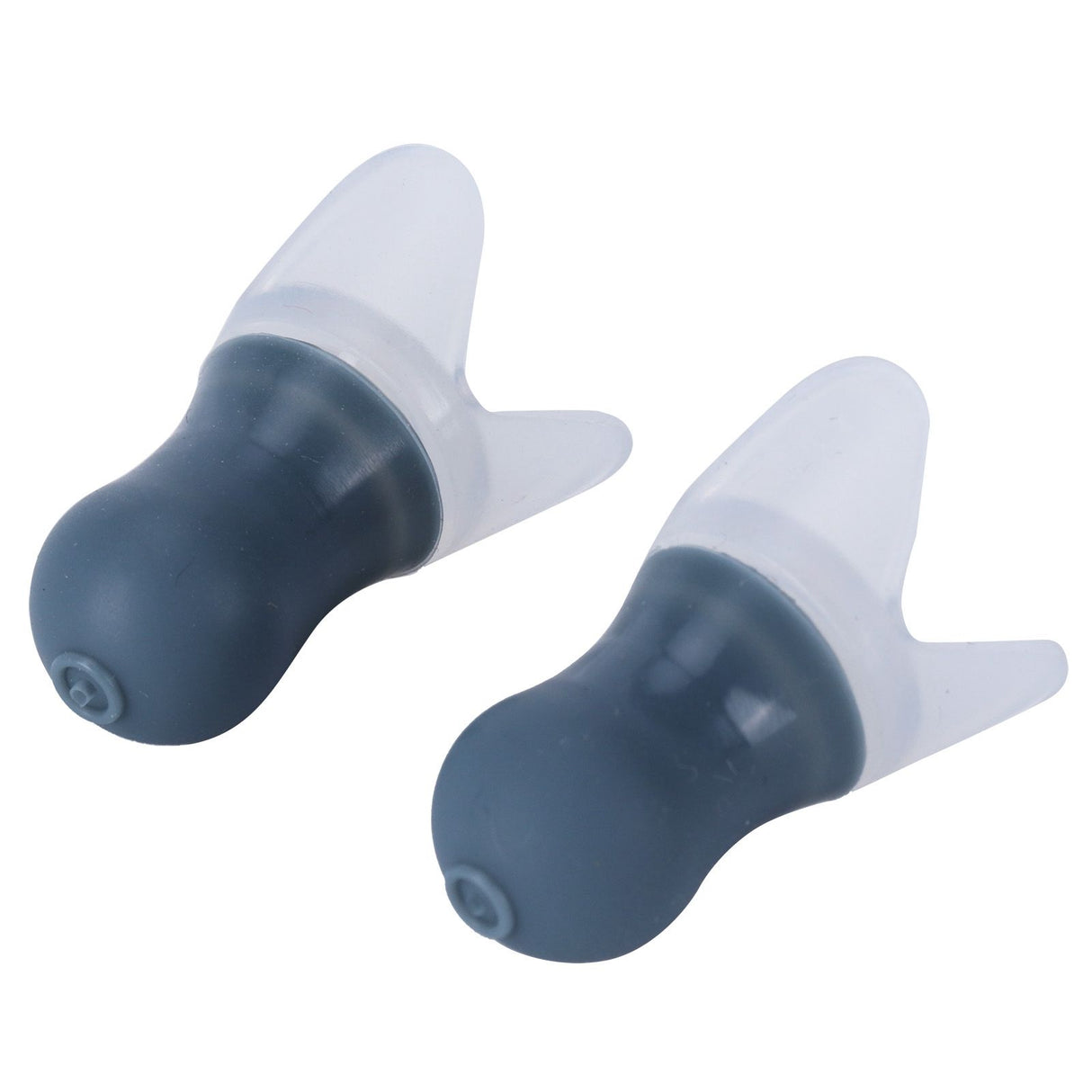 2Pcs Ear Plugs Waterproof Noise Reduction Silicone Protective Earplug for Swimming Flying(Gray L+Box )