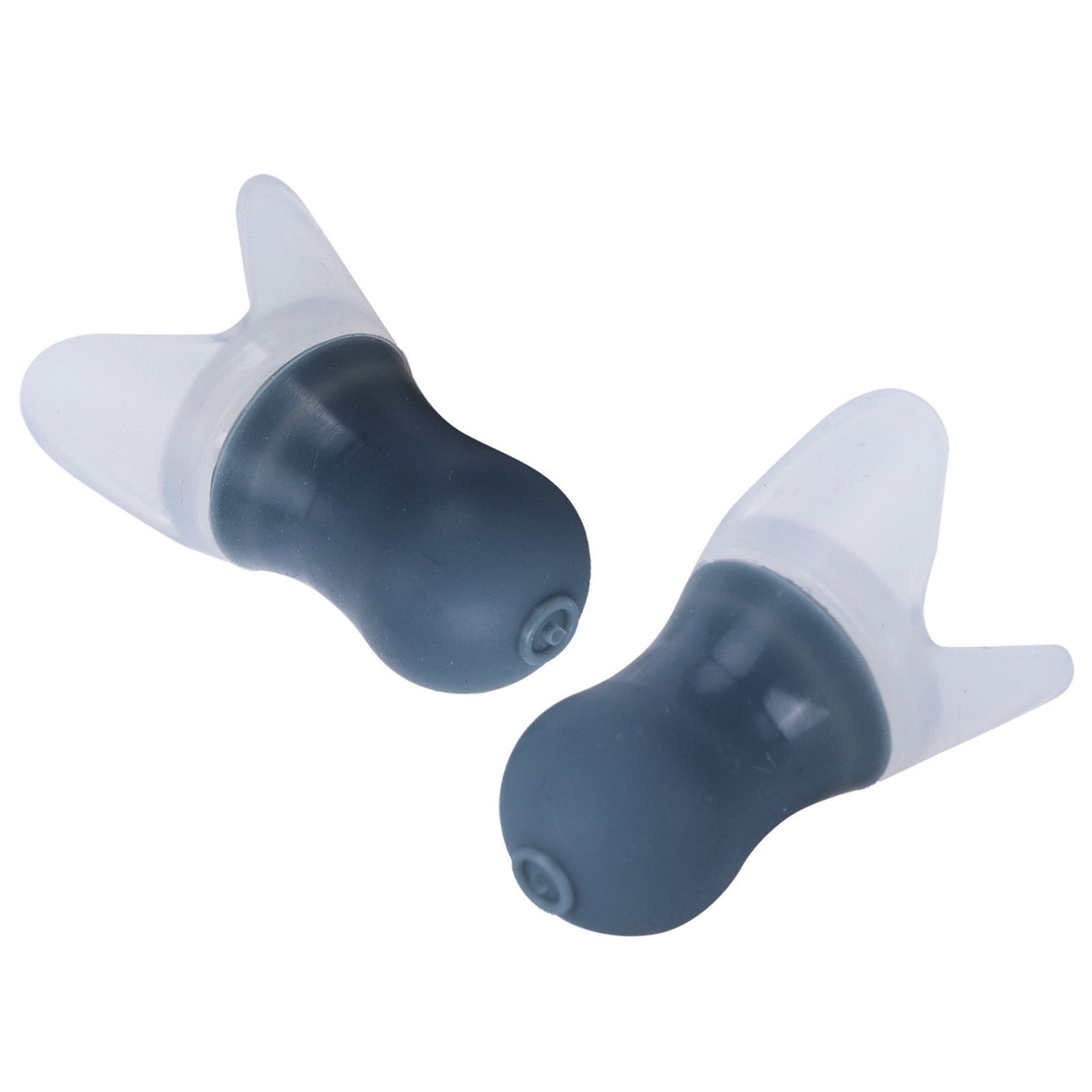 2Pcs Ear Plugs Waterproof Noise Reduction Silicone Protective Earplug for Swimming Flying(Gray L+Box )
