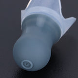 2Pcs Ear Plugs Waterproof Noise Reduction Silicone Protective Earplug for Swimming Flying(Gray L+Box )