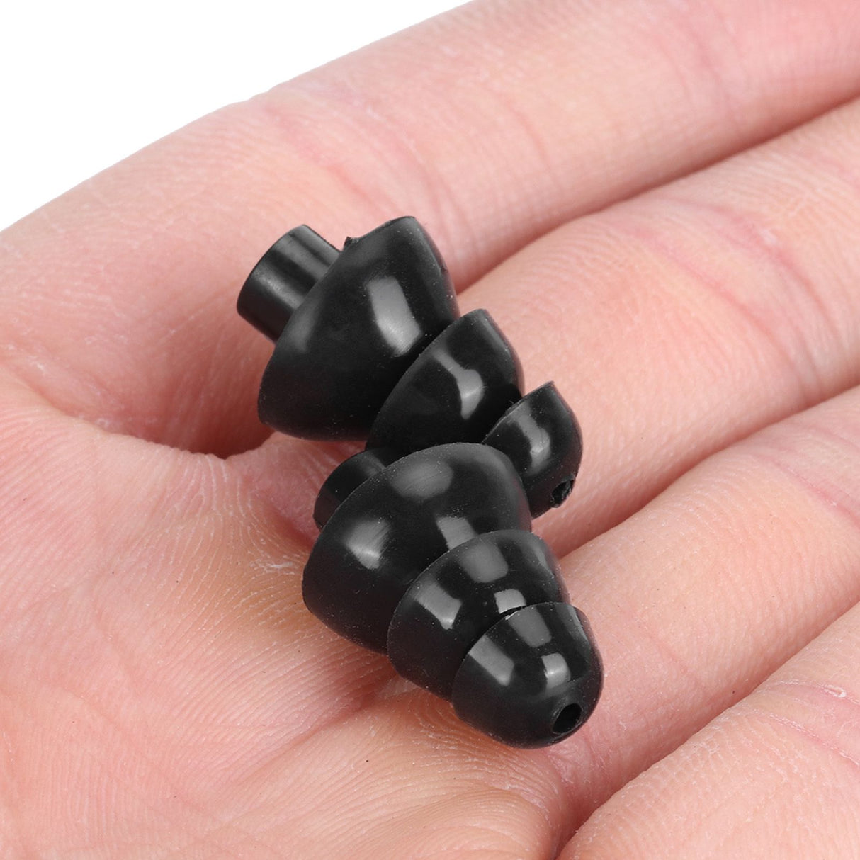 Black Ear Plugs Reusable Noise Reduction Waterproof Swimming Earplugs with Filter