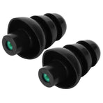 Black Ear Plugs Reusable Noise Reduction Waterproof Swimming Earplugs with Filter