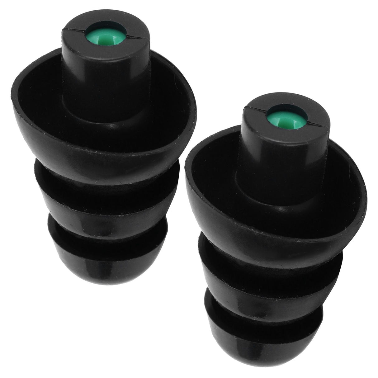 Black Ear Plugs Reusable Noise Reduction Waterproof Swimming Earplugs with Filter