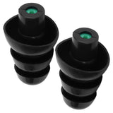 Black Ear Plugs Reusable Noise Reduction Waterproof Swimming Earplugs with Filter