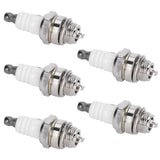 5Pcs L7T Ignition Plug Fit for BM6A BPMR7A RCJ6Y RCJ7Y WSR5F 33cc-49cc Trimmer Blower - Rear View