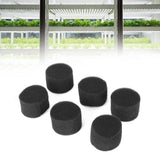 100Pcs 45mmx30mm Hydroponic Sponge Planting Seedling Sponge for Seed Growing Black