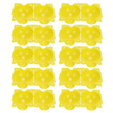 Reusable Plant Rooting Device High Pressure Propagation Ball Box Plant Grafting BallYellow S 10PCS - Top-Down View