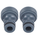 2Pcs Quick Connector Nipple G3/4 Male Thread Hose Pipe Adapter Garden Irrigation - Front View
