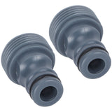 2Pcs Quick Connector Nipple G3/4 Male Thread Hose Pipe Adapter Garden Irrigation