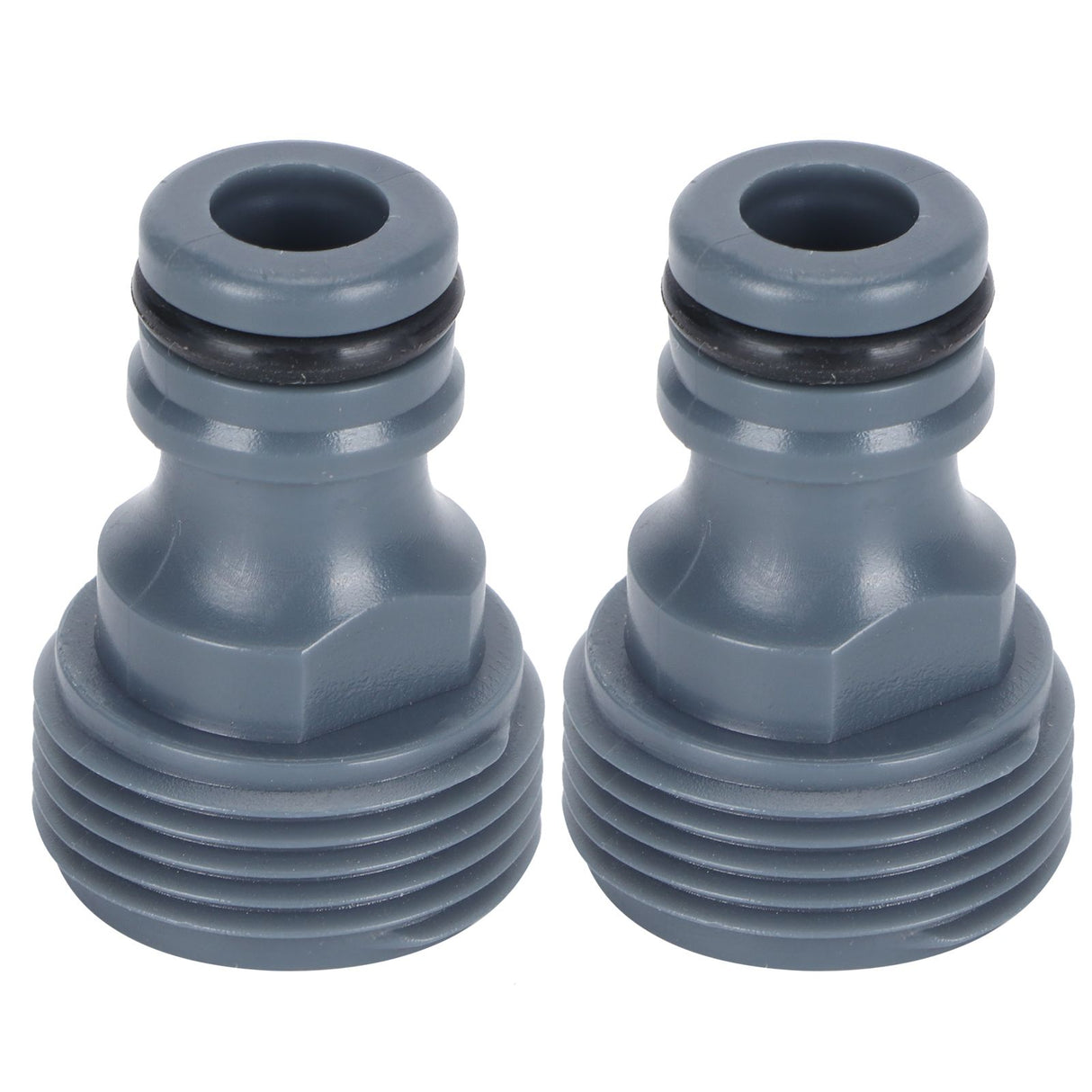 2Pcs Quick Connector Nipple G3/4 Male Thread Hose Pipe Adapter Garden Irrigation