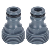 2Pcs Quick Connector Nipple G3/4 Male Thread Hose Pipe Adapter Garden Irrigation - 45-Degree Angle