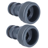 2Pcs Quick Connector Nipple G3/4 Male Thread Hose Pipe Adapter Garden Irrigation