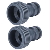 2Pcs Quick Connector Nipple G3/4 Male Thread Hose Pipe Adapter Garden Irrigation