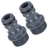 2Pcs G1/2 Male Thread Quick Connector Nipple Garden Hose Tap Nipple Adapter Irrigation Tool