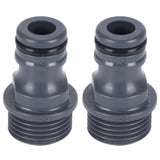 2Pcs G1/2 Male Thread Quick Connector Nipple Garden Hose Tap Nipple Adapter Irrigation Tool