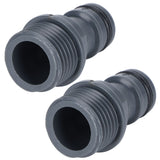 2Pcs G1/2 Male Thread Quick Connector Nipple Garden Hose Tap Nipple Adapter Irrigation Tool