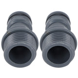 2Pcs G1/2 Male Thread Quick Connector Nipple Garden Hose Tap Nipple Adapter Irrigation Tool - Extra Image