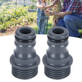 2Pcs G1/2 Male Thread Quick Connector Nipple Garden Hose Tap Nipple Adapter Irrigation Tool - Extra Image