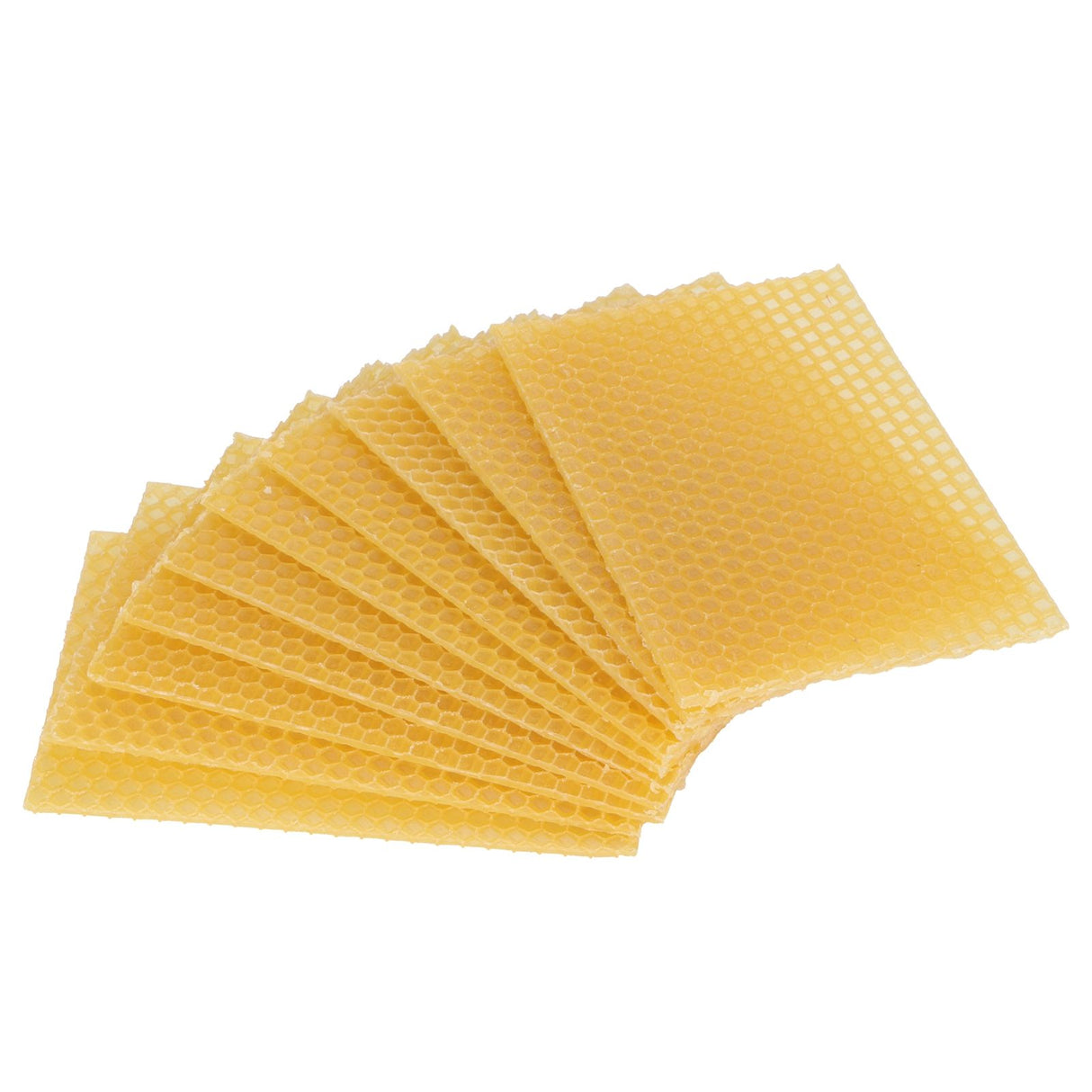 10Pcs Beekeeping Beeswax Foundation Beehive Wax Frame for Furniture Floor Polishing