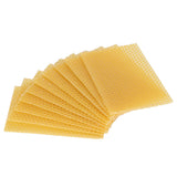 10Pcs Beekeeping Beeswax Foundation Beehive Wax Frame for Furniture Floor Polishing