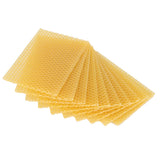 10Pcs Beekeeping Beeswax Foundation Beehive Wax Frame for Furniture Floor Polishing