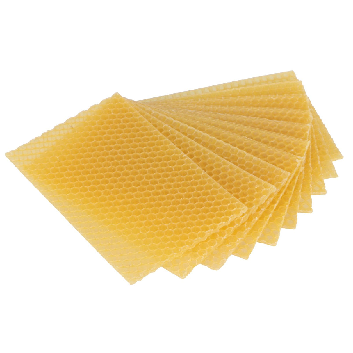 10Pcs Beekeeping Beeswax Foundation Beehive Wax Frame for Furniture Floor Polishing
