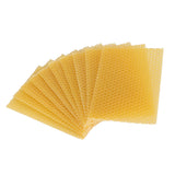 10Pcs Beekeeping Beeswax Foundation Beehive Wax Frame for Furniture Floor Polishing - Low Angle
