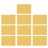 10Pcs Beekeeping Beeswax Foundation Beehive Wax Frame for Furniture Floor Polishing