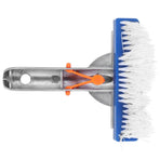 5.5in Pool Brush Portable Nylon Swimming Pool Wall Floor Cleaning Brush Accessory