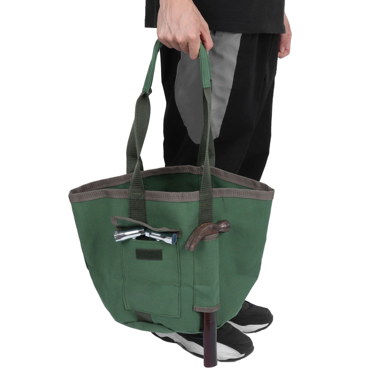Waterproof Bucket Tool Bag Garden Tote Storage Pouch Multi Function Tool Bucket Organizer