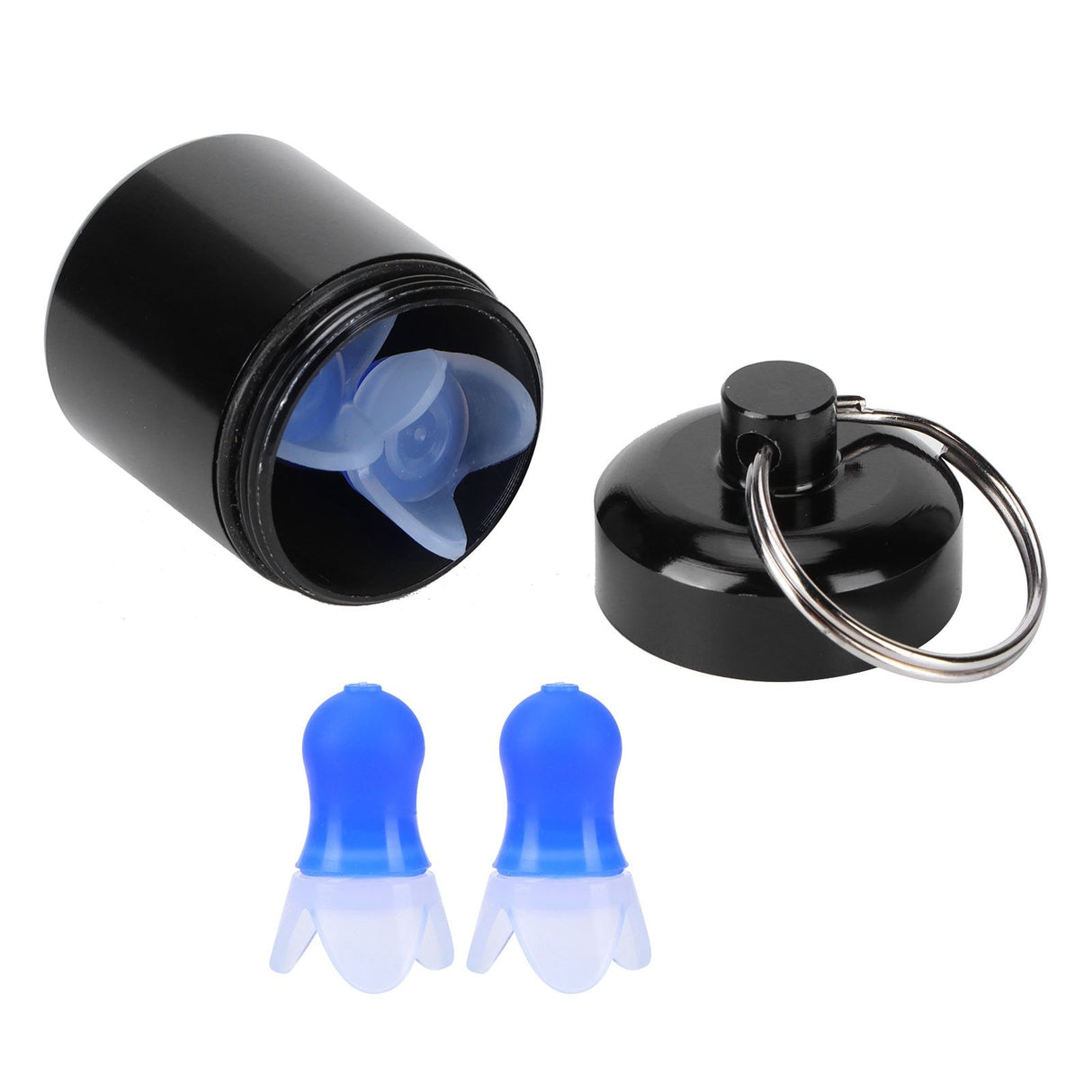 Waterproof Ear Plugs with Filter Noise Reduction Reusable Earplug Protector for SwimmingBlue Flying Earplug