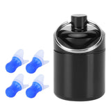 Waterproof Ear Plugs with Filter Noise Reduction Reusable Earplug Protector for SwimmingBlue Flying Earplug - Top-Down View