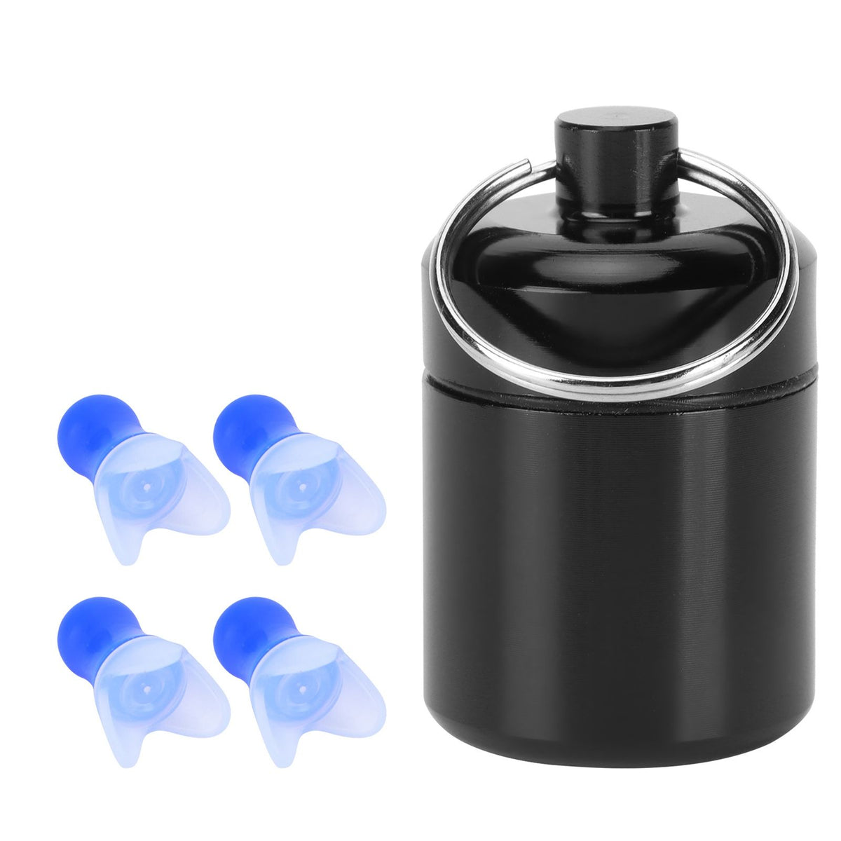 Waterproof Ear Plugs with Filter Noise Reduction Reusable Earplug Protector for SwimmingBlue Flying Earplug