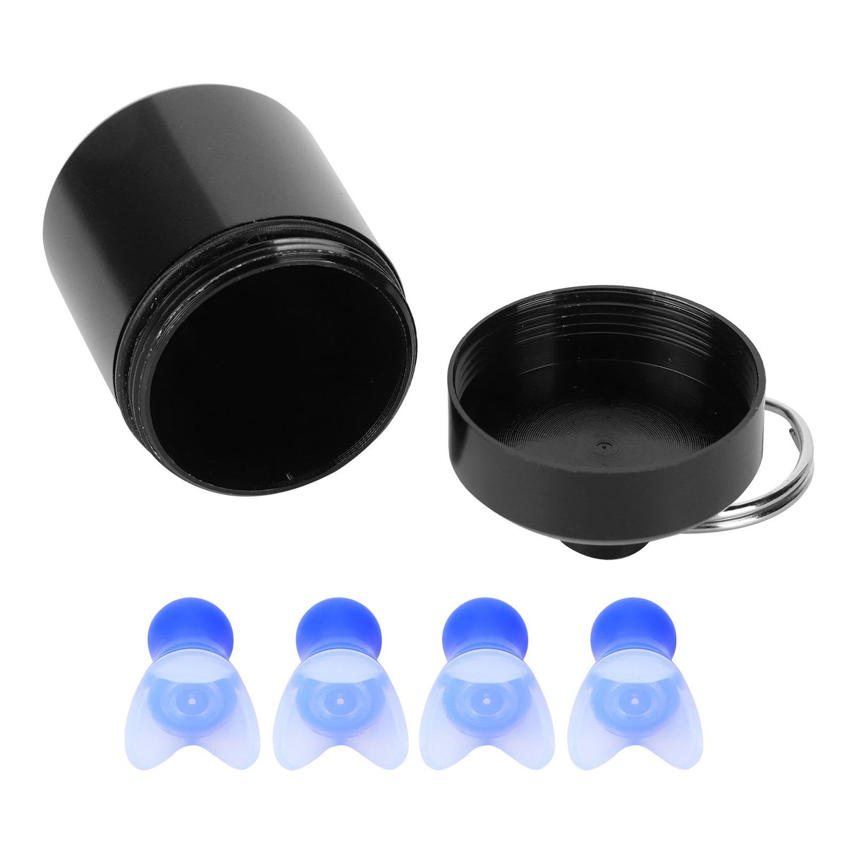 Waterproof Ear Plugs with Filter Noise Reduction Reusable Earplug Protector for SwimmingBlue Flying Earplug