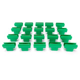 20Pcs Film Clamps Plastic Greenhouse Plant Cover Film Buckle Clip Gardening Supplies - Low Angle