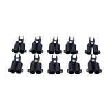 10PCS A-Type Connecting Joint Fixed Clip Plant Supports Fixing Stakes Connector Garden Tool(11mm ID )