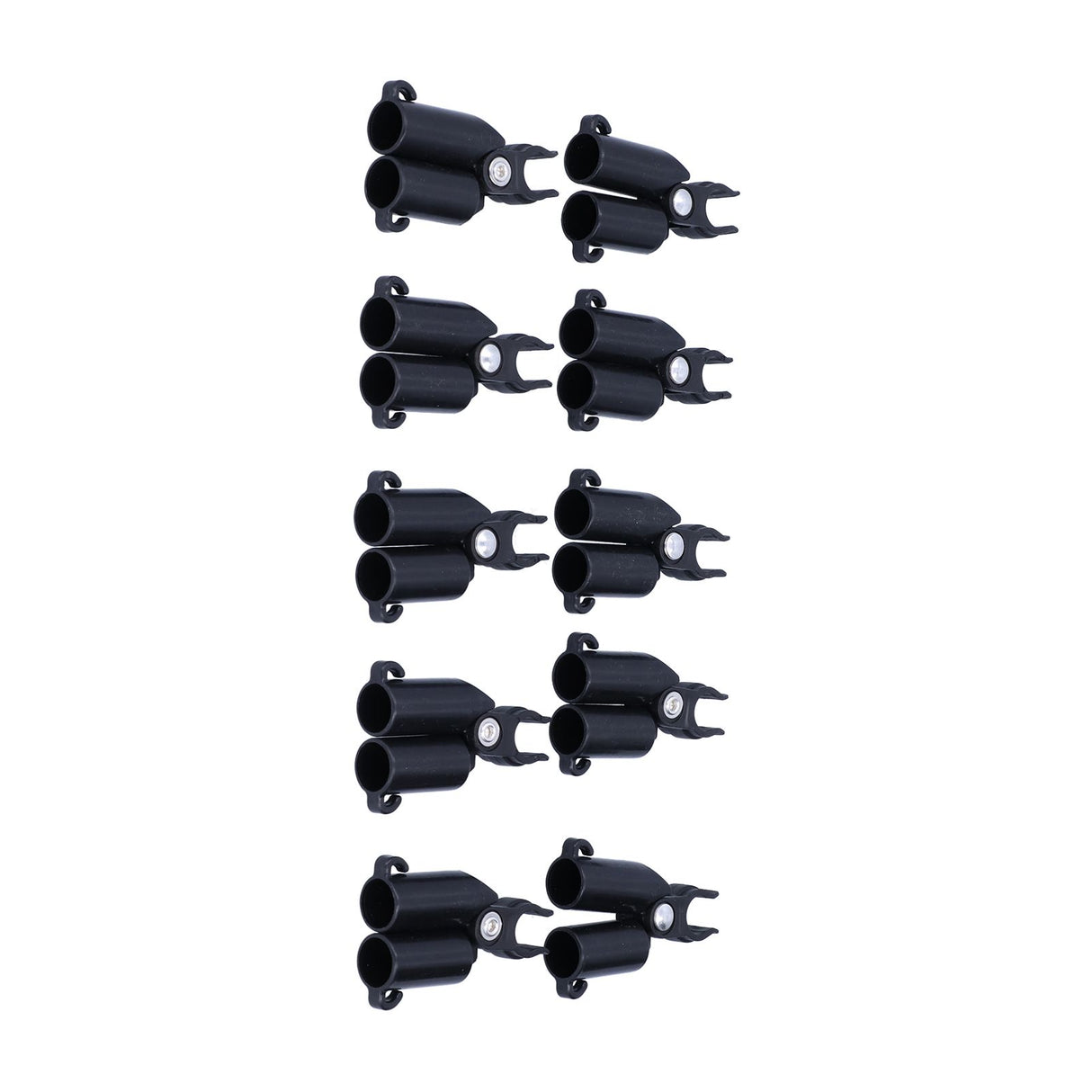 10PCS A-Type Connecting Joint Fixed Clip Plant Supports Fixing Stakes Connector Garden Tool(11mm ID )
