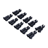 10PCS A-Type Connecting Joint Fixed Clip Plant Supports Fixing Stakes Connector Garden Tool(11mm ID )
