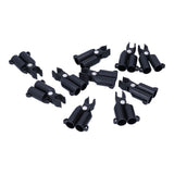 10PCS A-Type Connecting Joint Fixed Clip Plant Supports Fixing Stakes Connector Garden Tool(11mm ID ) - Top-Down View