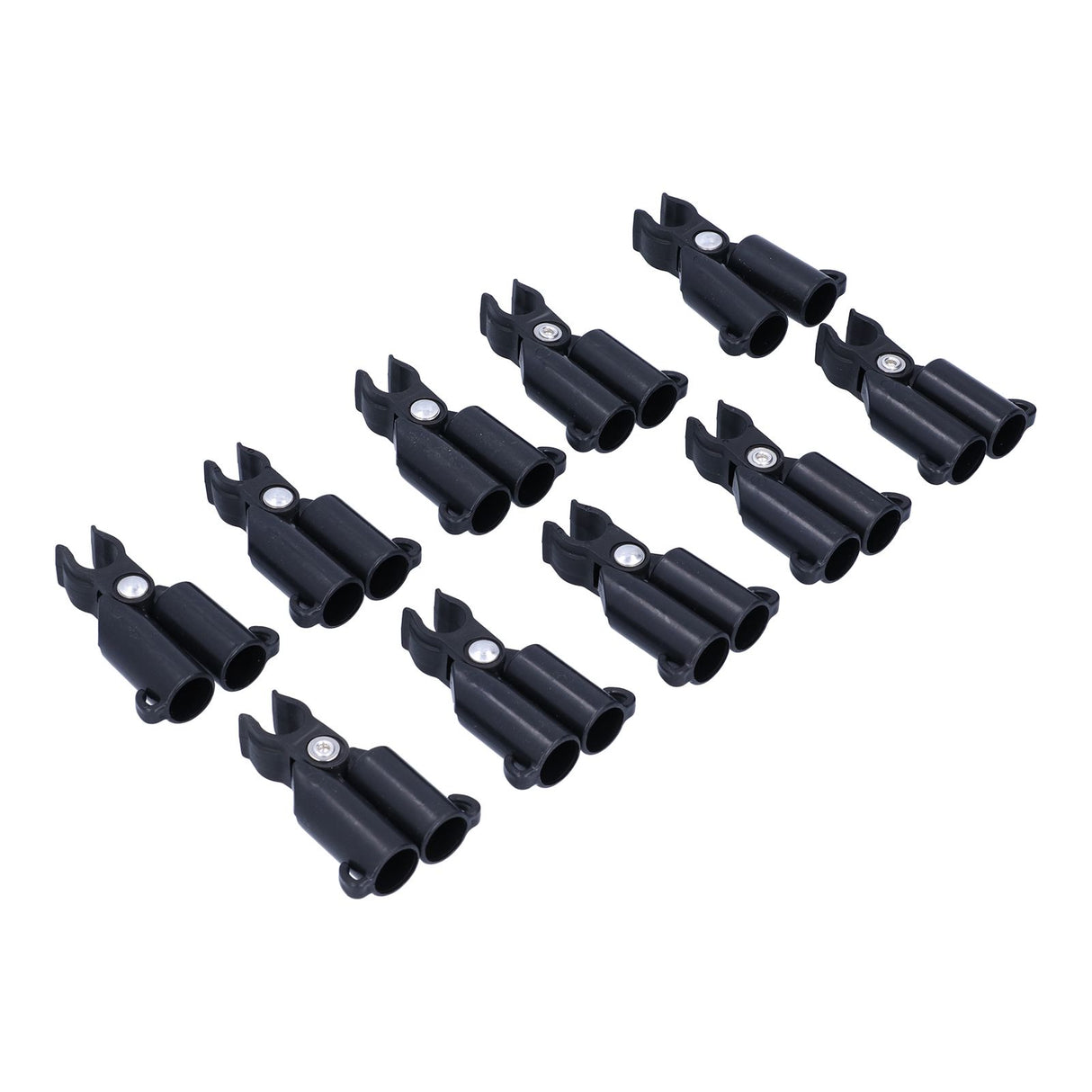 10PCS A-Type Connecting Joint Fixed Clip Plant Supports Fixing Stakes Connector Garden Tool(11mm ID )