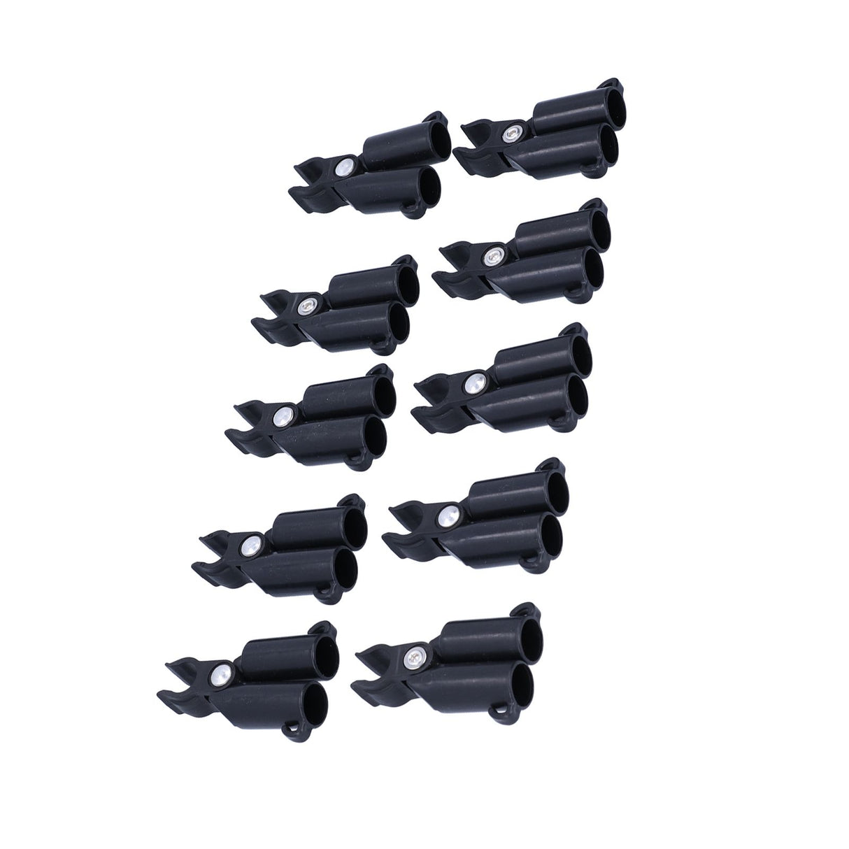 10PCS A-Type Connecting Joint Fixed Clip Plant Supports Fixing Stakes Connector Garden Tool(16mm ID )