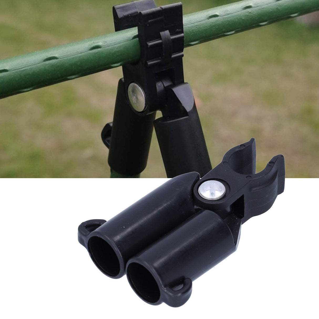 10PCS A-Type Connecting Joint Fixed Clip Plant Supports Fixing Stakes Connector Garden Tool(16mm ID )