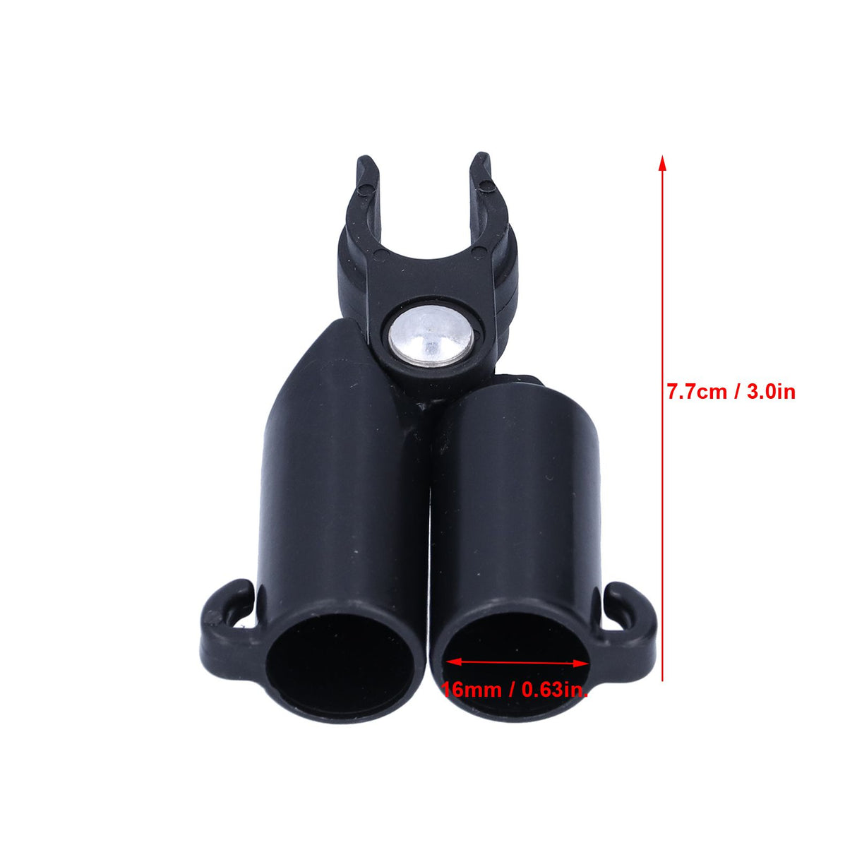 10PCS A-Type Connecting Joint Fixed Clip Plant Supports Fixing Stakes Connector Garden Tool(16mm ID )