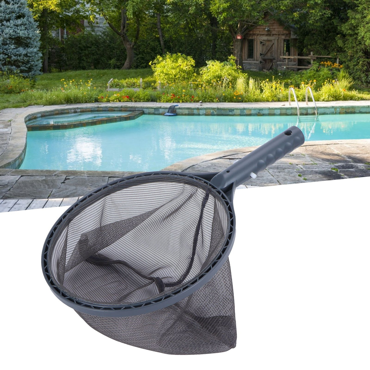 Pool Skimmer Net Plastic Leaf Cleaning Rake Tool for Swimming Pool SPA Hot Tub Pond