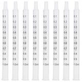 40Pcs Chicken Artificial Insemination Tool Injection Syringe Tube Poultry Farming Accessory