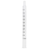 40Pcs Chicken Artificial Insemination Tool Injection Syringe Tube Poultry Farming Accessory