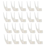 20Pcs Plastic Bird Fruit Fork Lightweight Pet Parrots Toy Bird Supplies Convenient Feeder